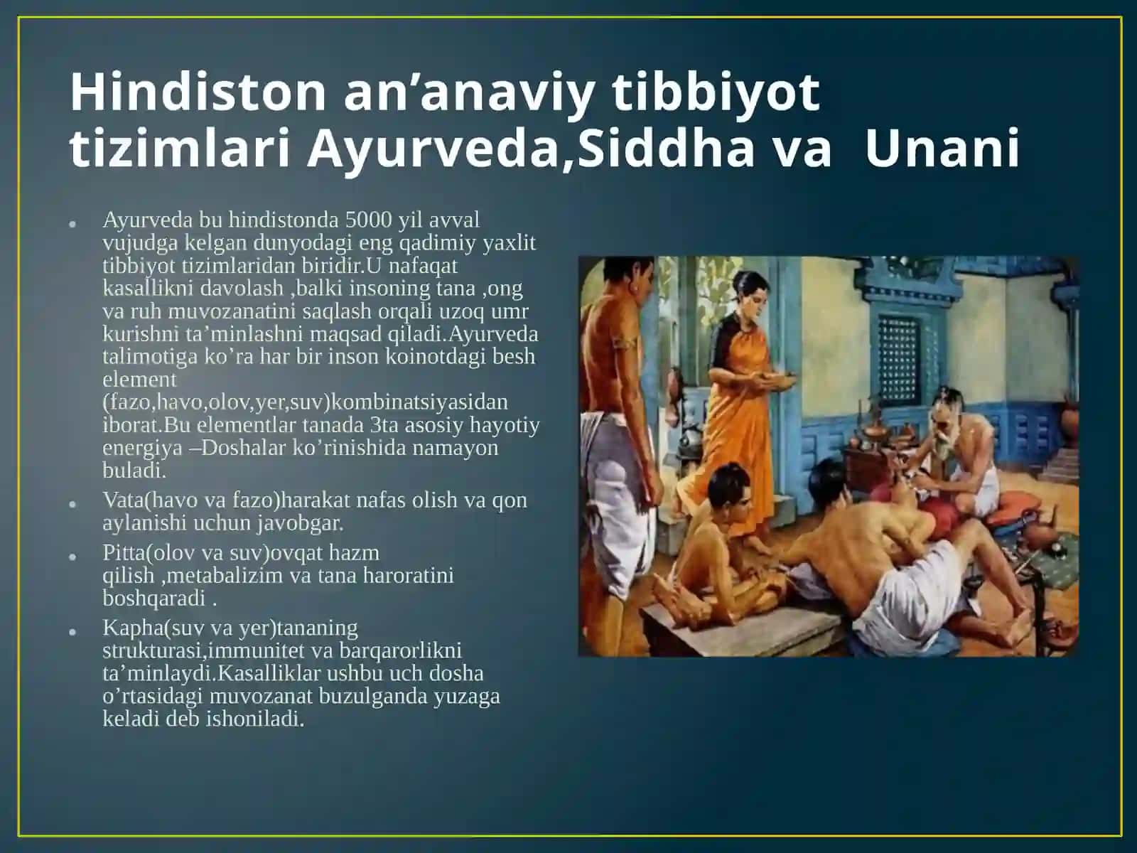 Hindiston xalq tabobatining zamonaviy integratsiyasi 4
