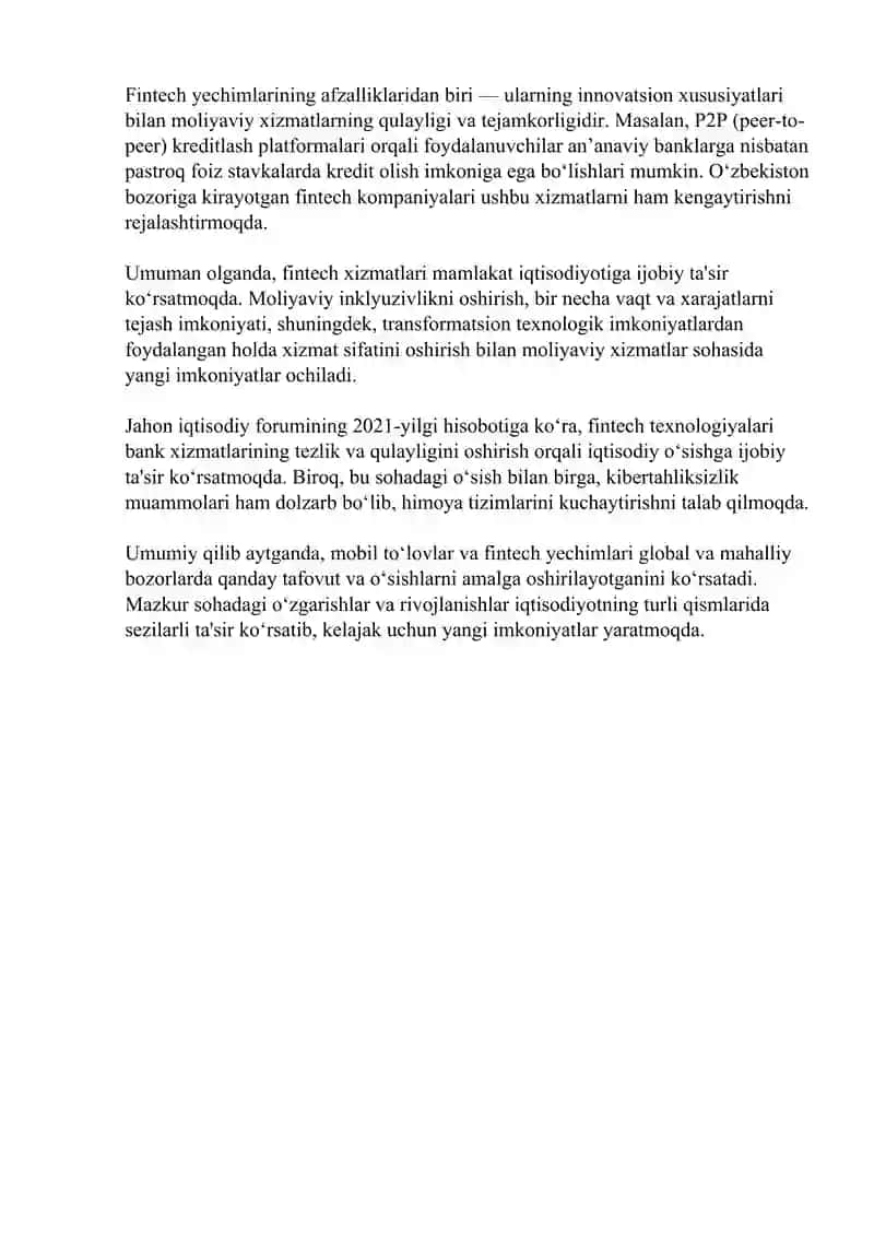Milliy iqtisodiyotning turli sohalarida internet samarali foydalanish yo’llari 4