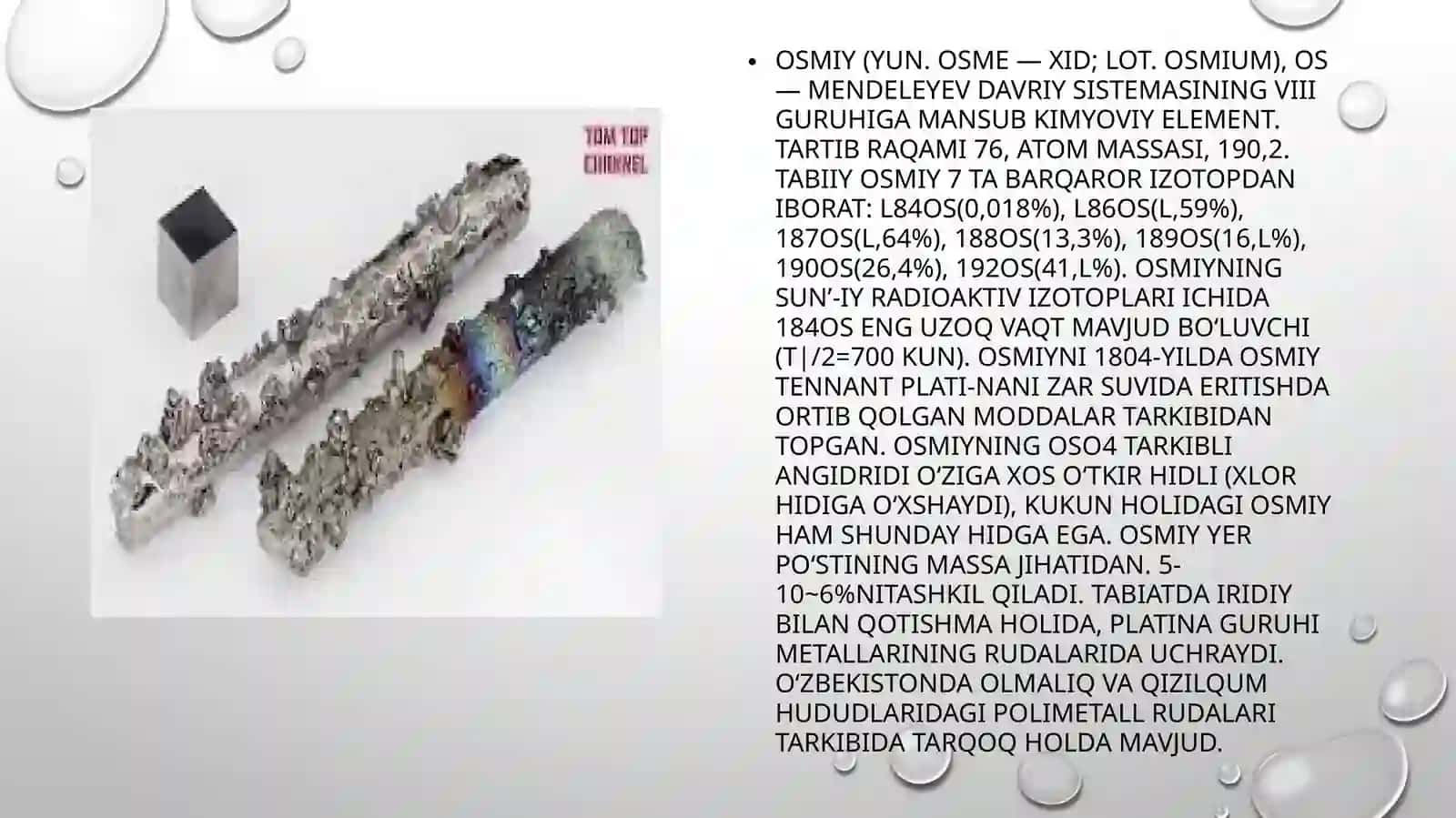 Ruteniyning Galogenli Birikmalarining Olinishi va Xossalari 4