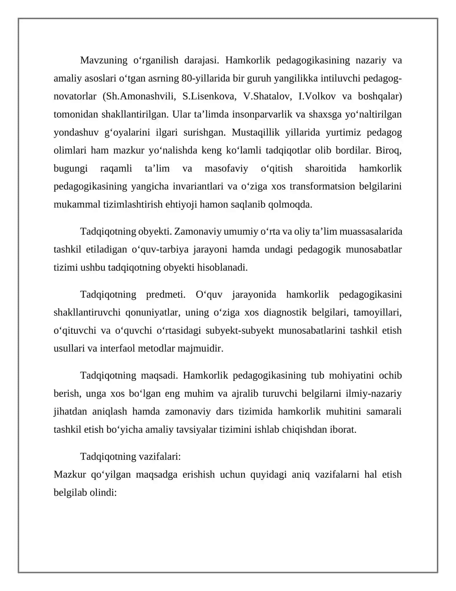 Hamkorlik pedagogikasiga xos belgilarni aniqlash 4