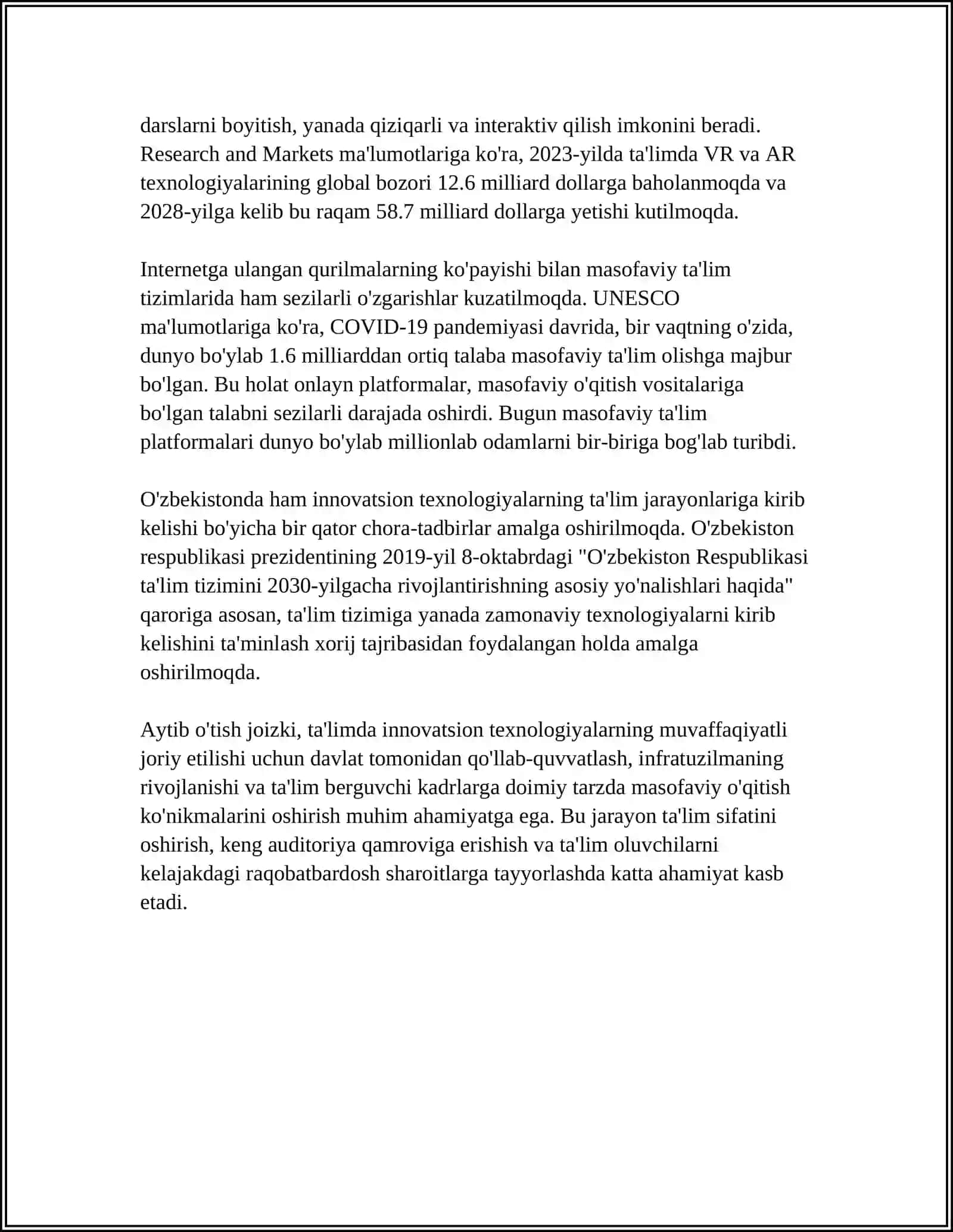 QÒQON DAVLAT PEDAGOGIKA INSTITUTI ZOKIROVA ZARNIGOR MUSTAQIL ISH 4