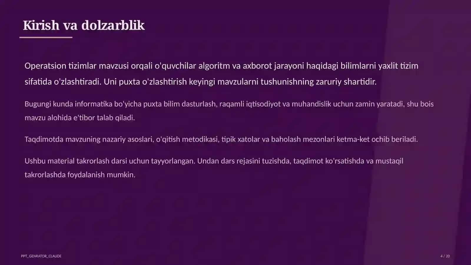 Operatsion tizimlar (6-sinf) 4