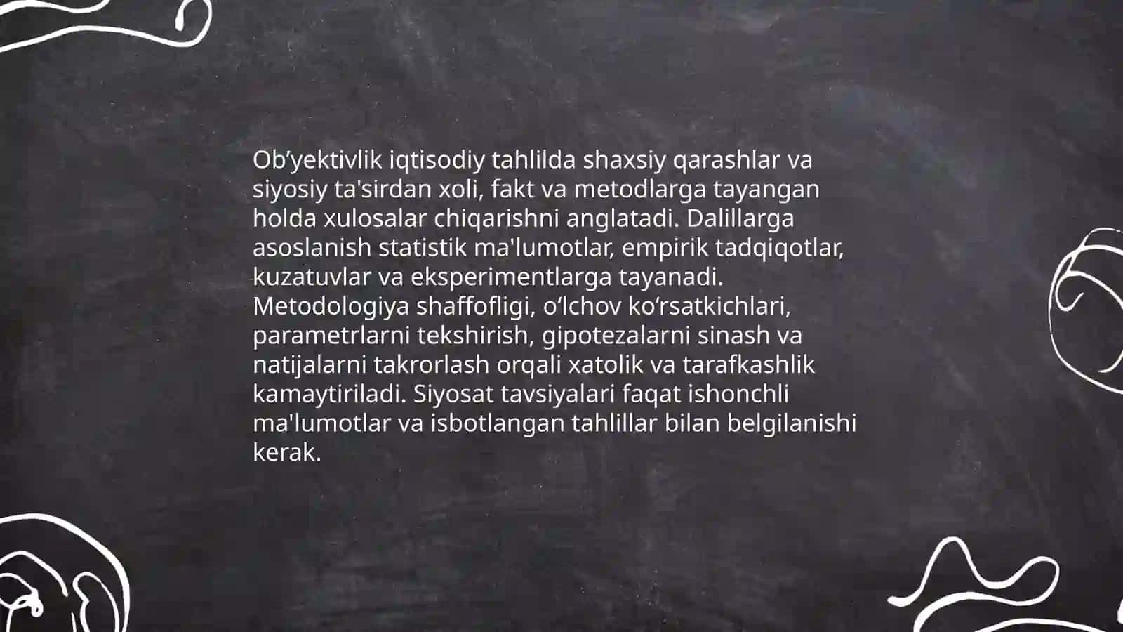 Iqtisodiy Tahlilning Asosiy Tamoyillari va Fanlar Tizimida 4