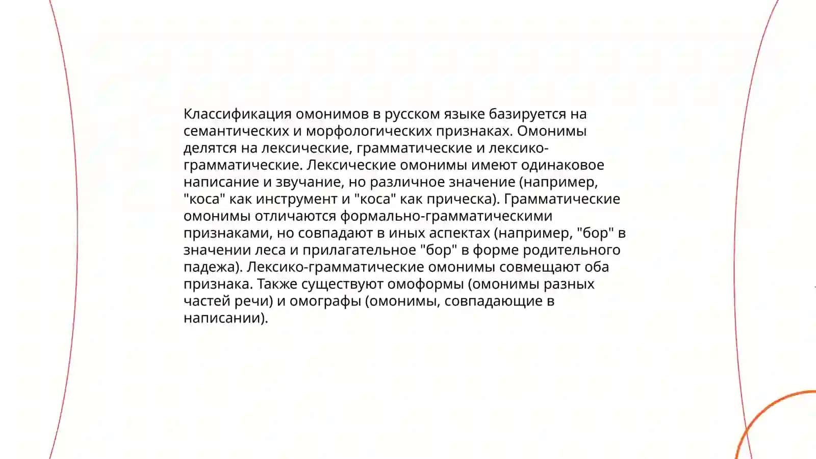 Омонимы в современном литературном языке 4