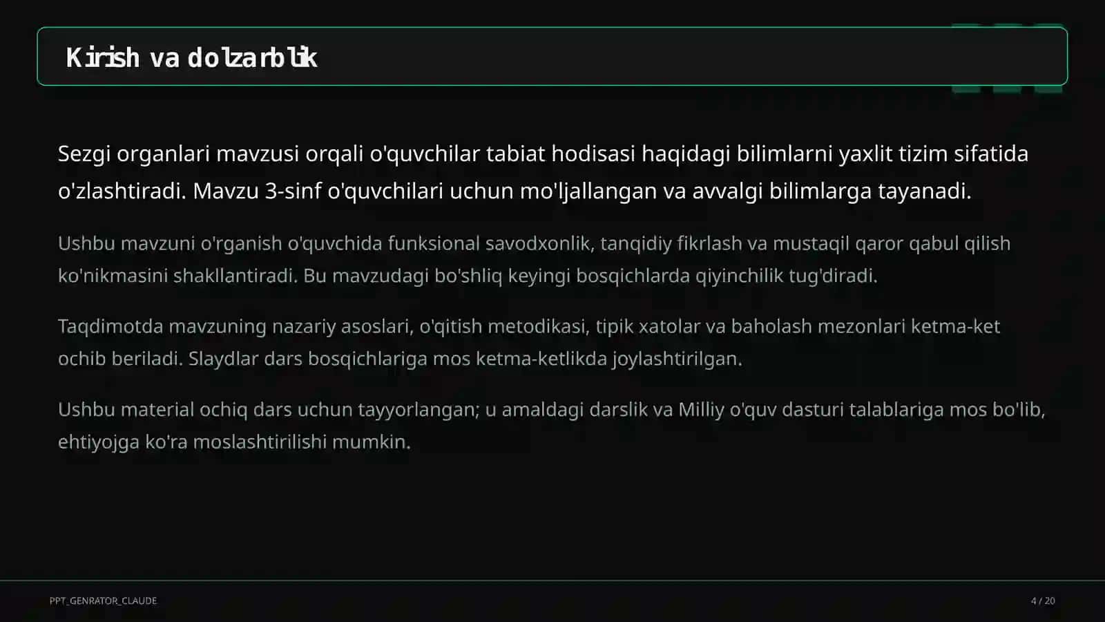 Sezgi organlari (3-sinf) 4