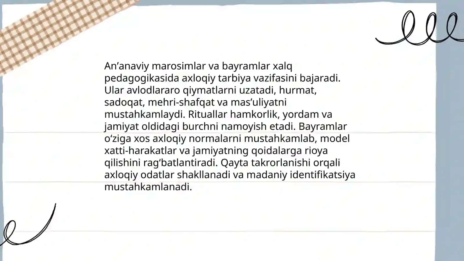 Xalq pedagogikasi tarbiya usullari 4