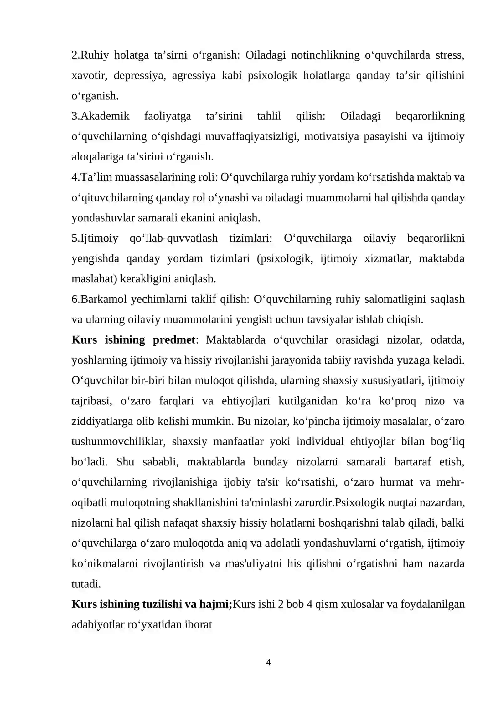 MAKTABLARDA O‘QUVCHILAR ORTASIDAGI NIZOMLARNI BARTARAF ETISH PSIXALOGIK XUSUSIYATLAR 4
