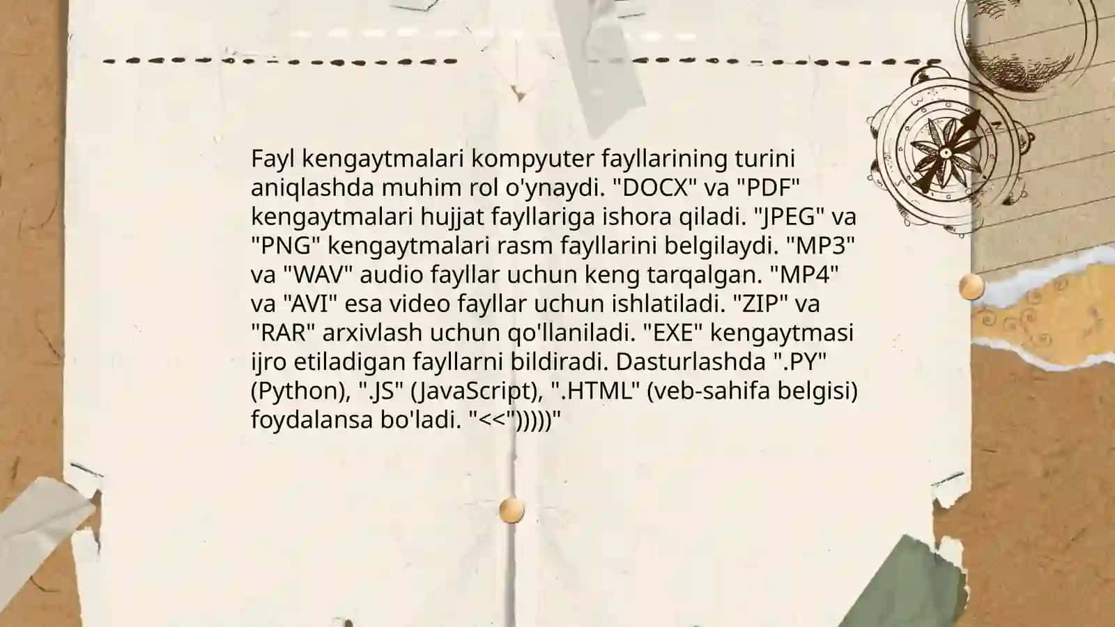 Fayl kengaytmalari 4