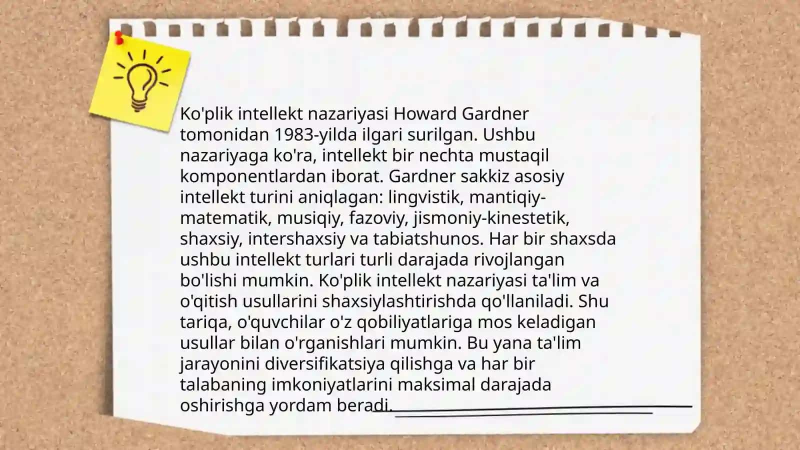Howard Gardnerning kognitiv psixologiyasi 4
