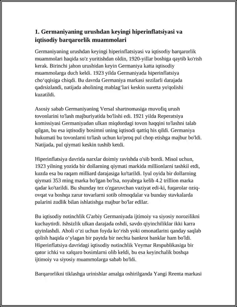 Germaniyaning urushdan keyingi iqtisodiy holat davlatlar 4
