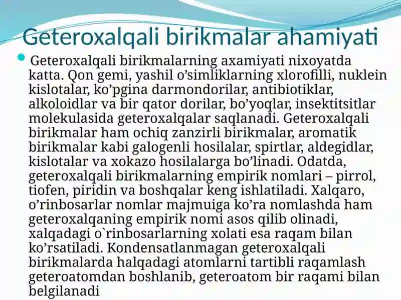Geterosiklikbirikmalar 4
