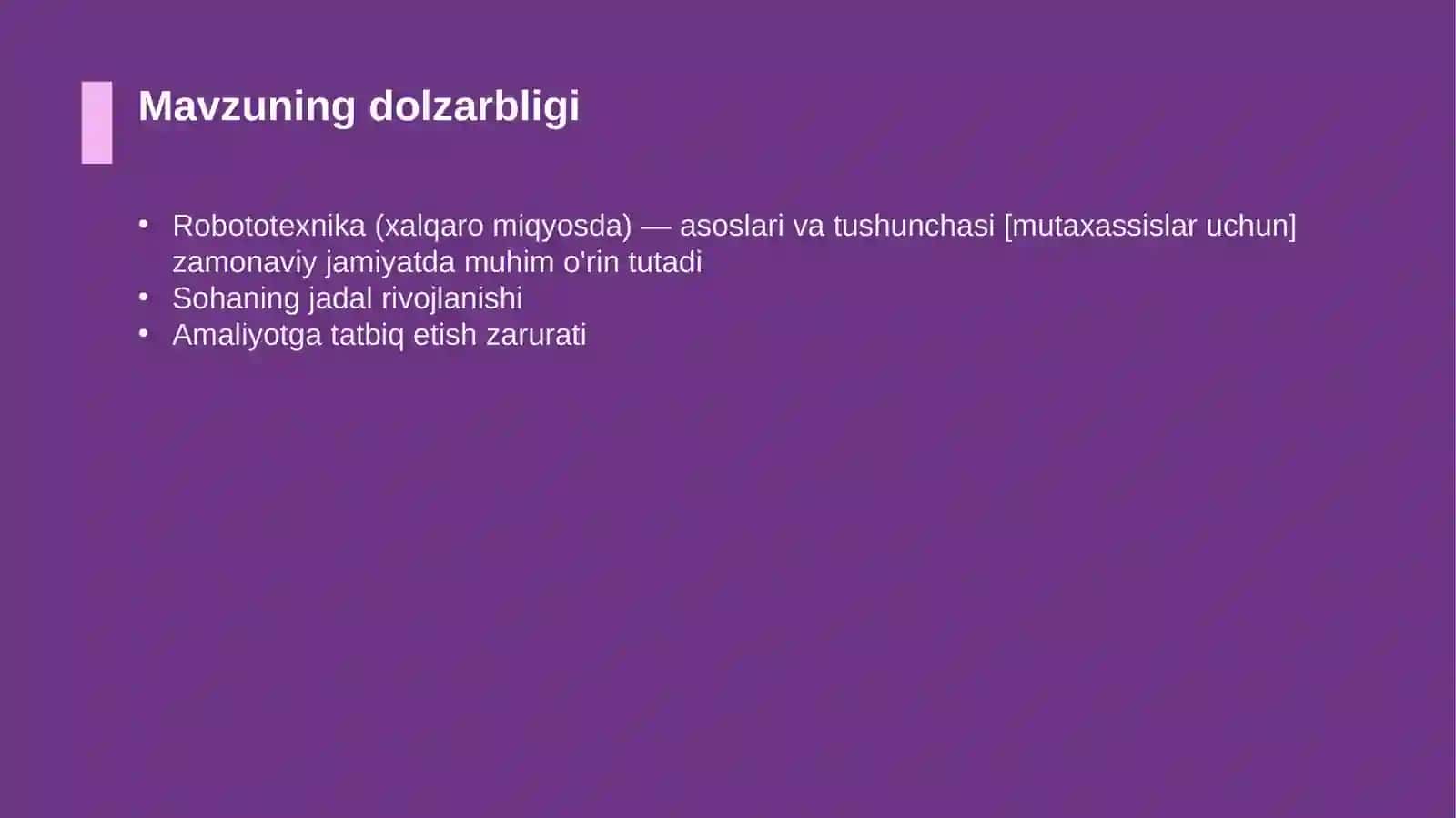 Robototexnika (xalqaro miqyosda) — asoslari va tushunchasi [mutaxassislar uchun] 4