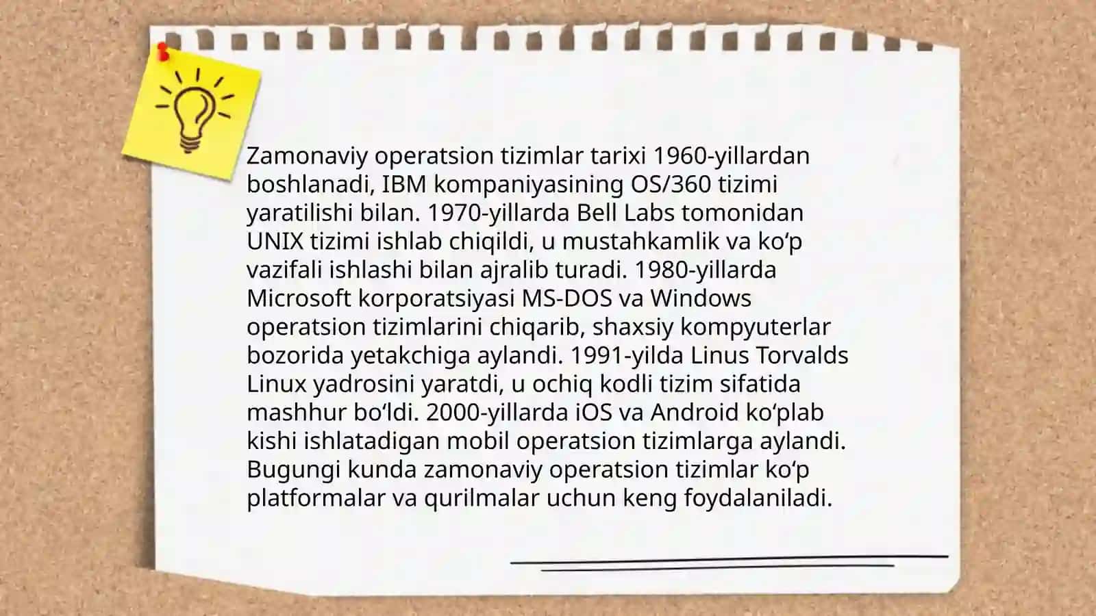 Zamonaviy operatsion tizimlarning qiyosiy tahlili 4