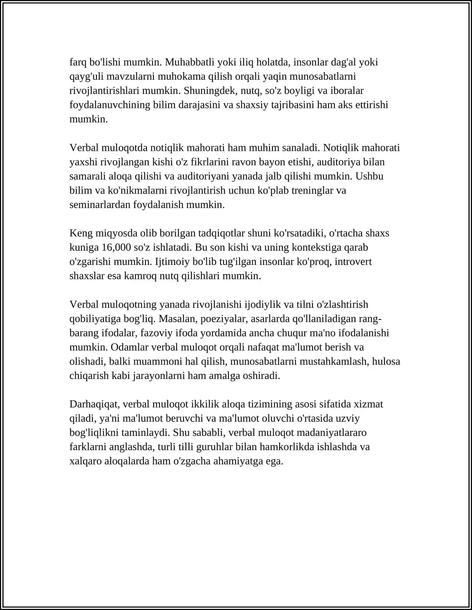 PATSIENT BILAN VERBAL VA NOVERBAL MULOQOT KO'NIKMALARI 4