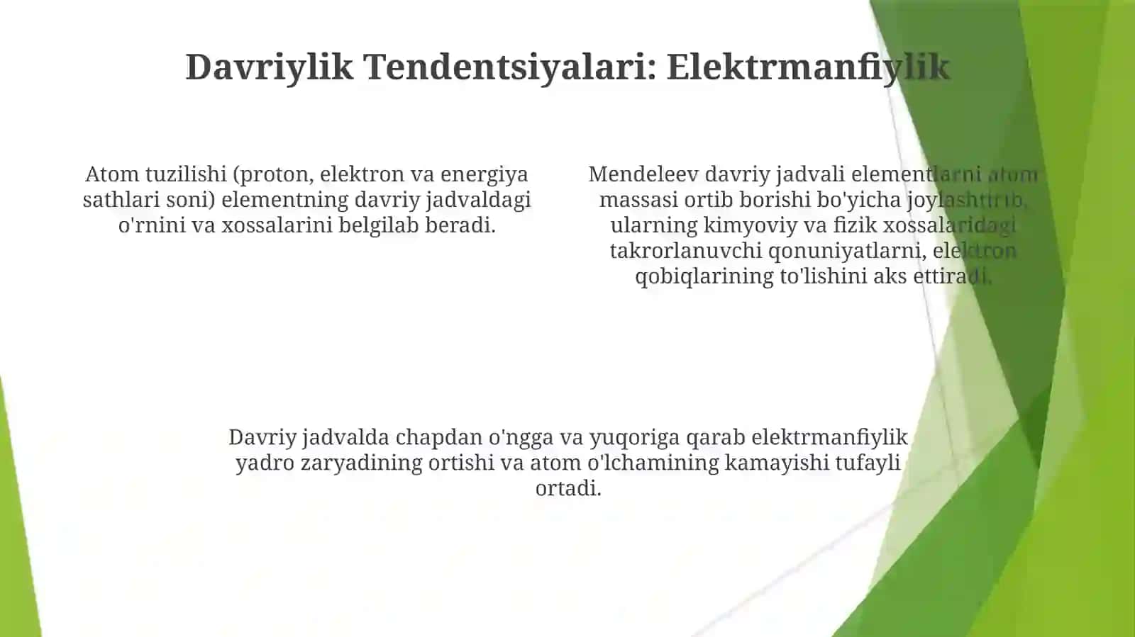 Atom tuzilishi va D.I.Mendeleyevning davriy sistemasi 4