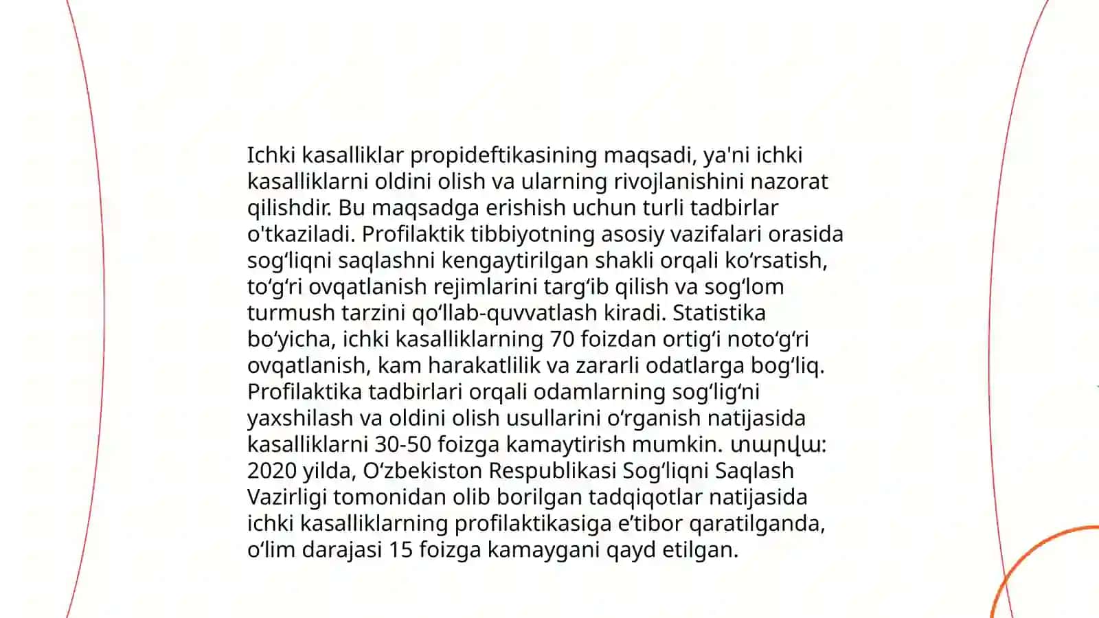 Ichki kasalliklar propideftikasi faniga kirish,uning maqsad va vazifalari 4