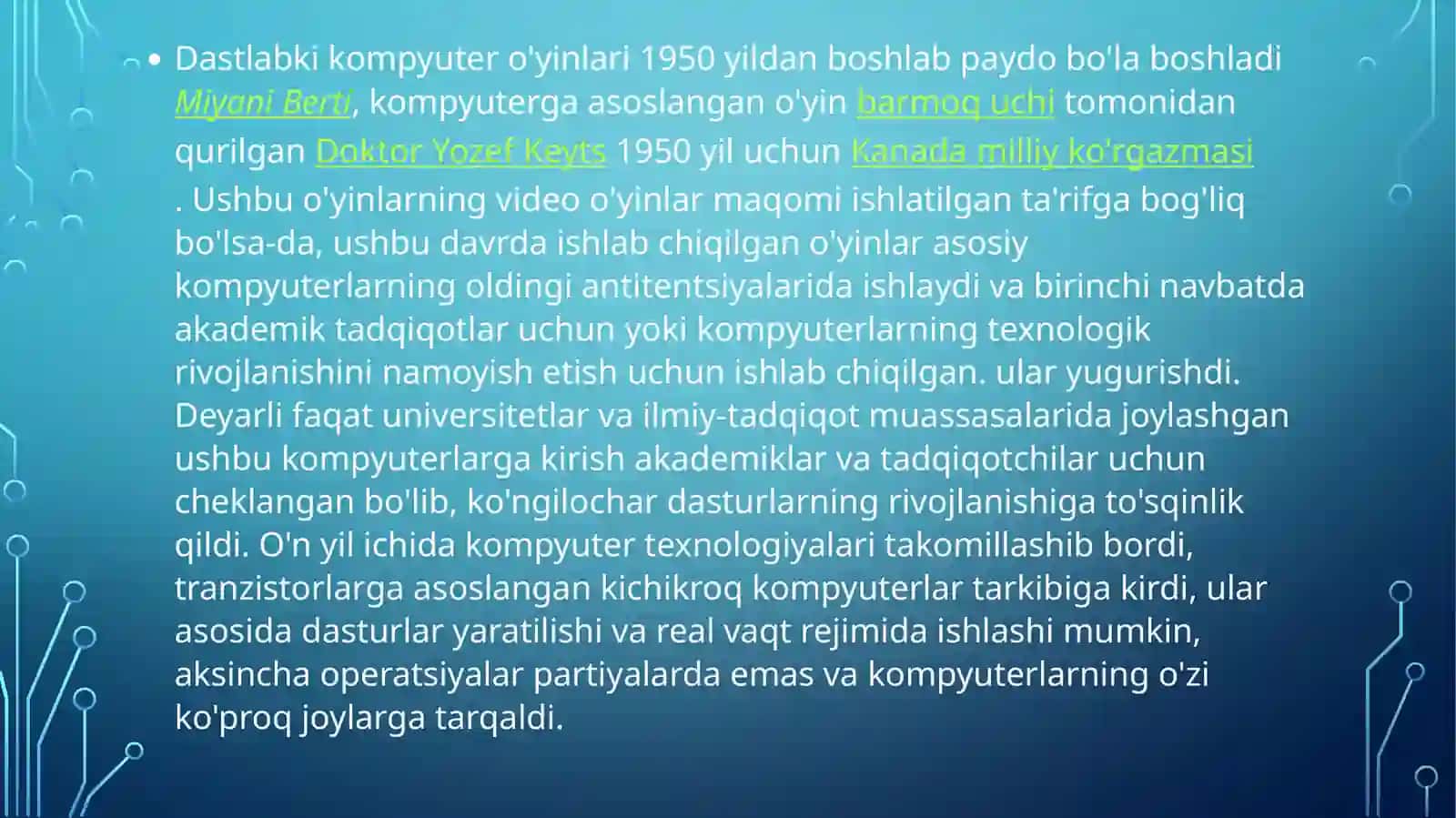 Zamonaviy O`yinlar 4