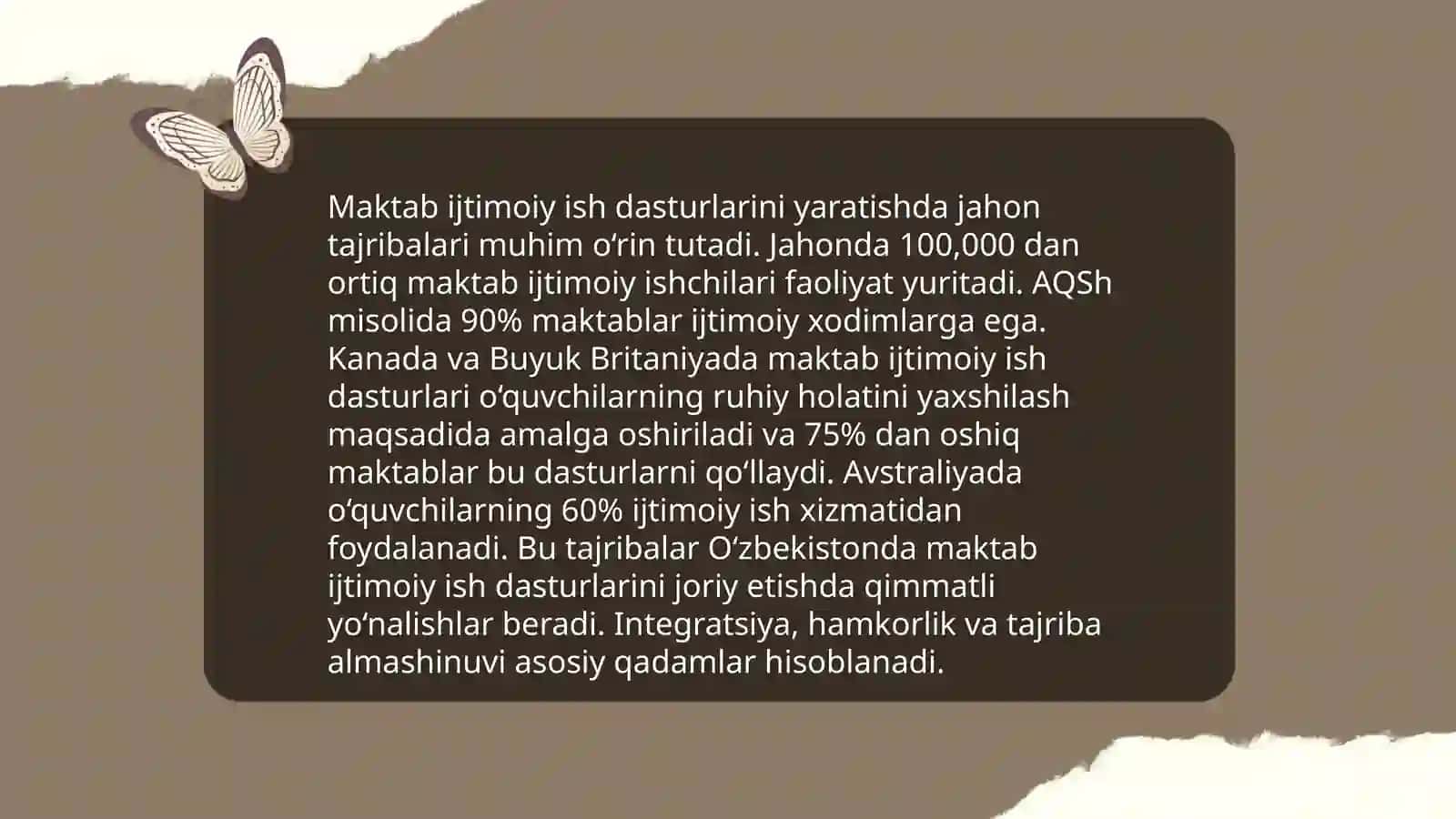 Maktab ijtimoiy ish faoliyatini rivojlantirishda jahon amaliyoti tajribalari 4