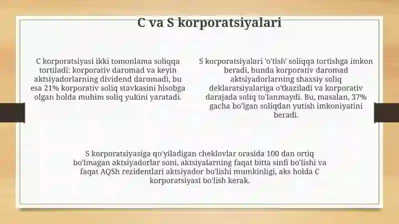 Korporatsiyalar: Ta'rif, Turlari va Tuzilishi 4