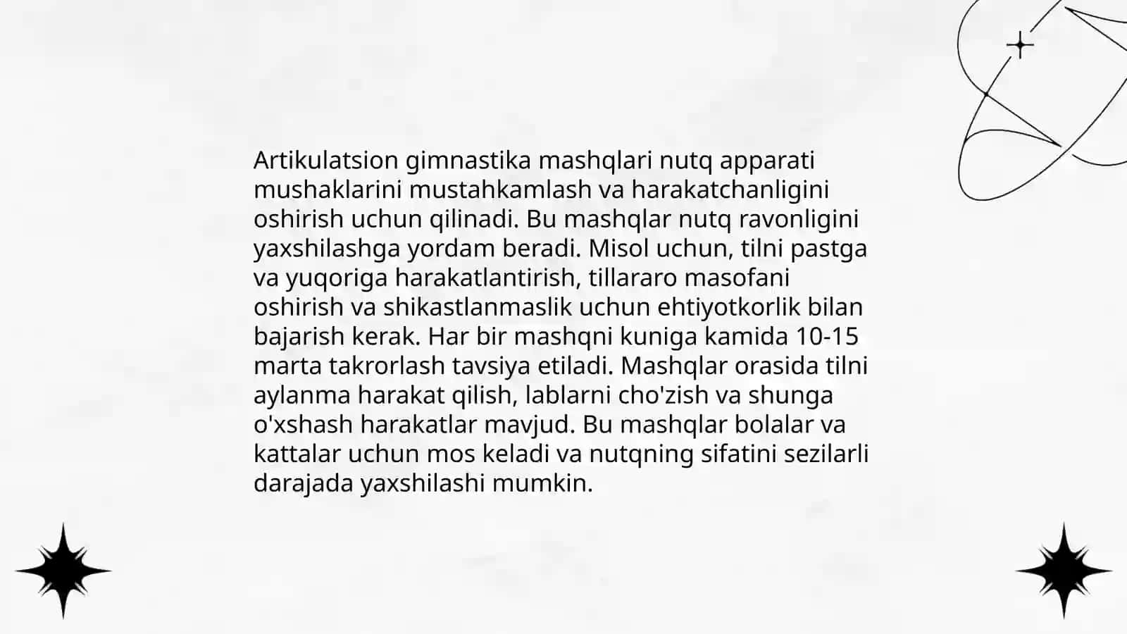 Logopediya ʼʼSʼʼ harfini qoʻyish uchun metodikalar 4