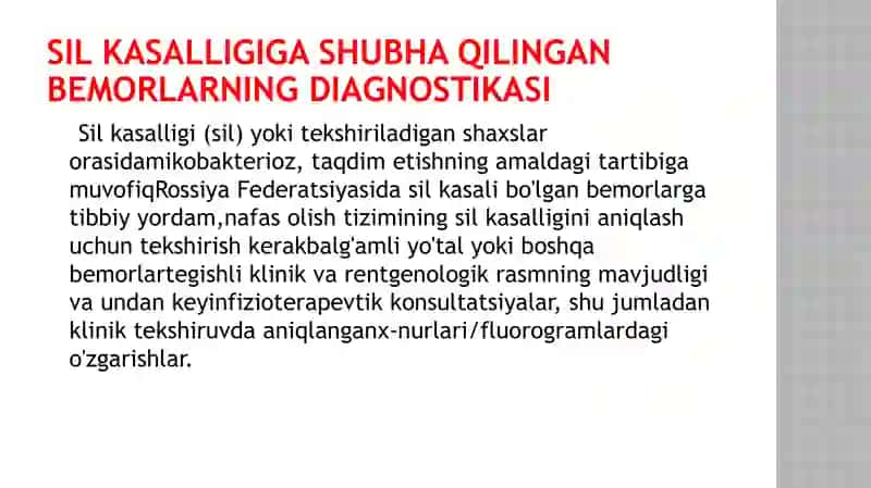 Tuberkulyozni molekular genetik usulda aniqlash 4