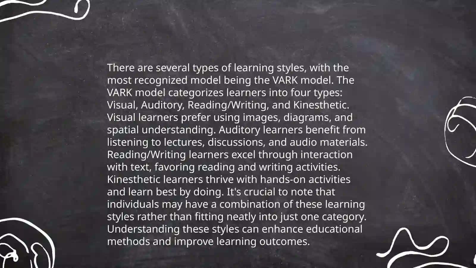 The learning style approach 4