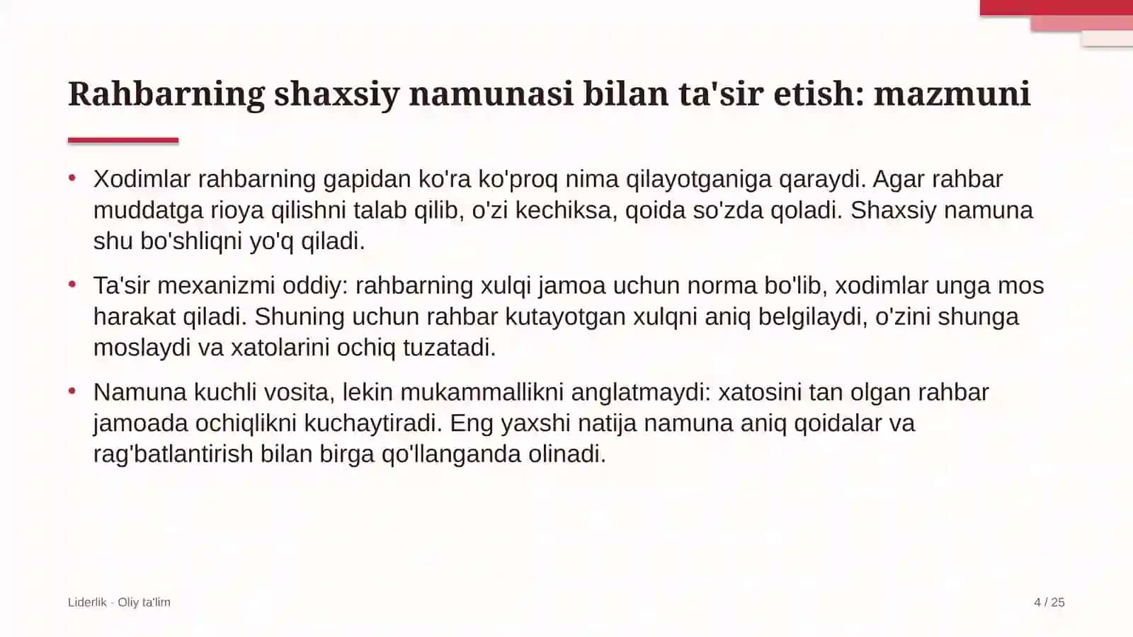 migratsiya xizmatida rahbarning shaxsiy namunasi orqali ta'sir etish 1196 4