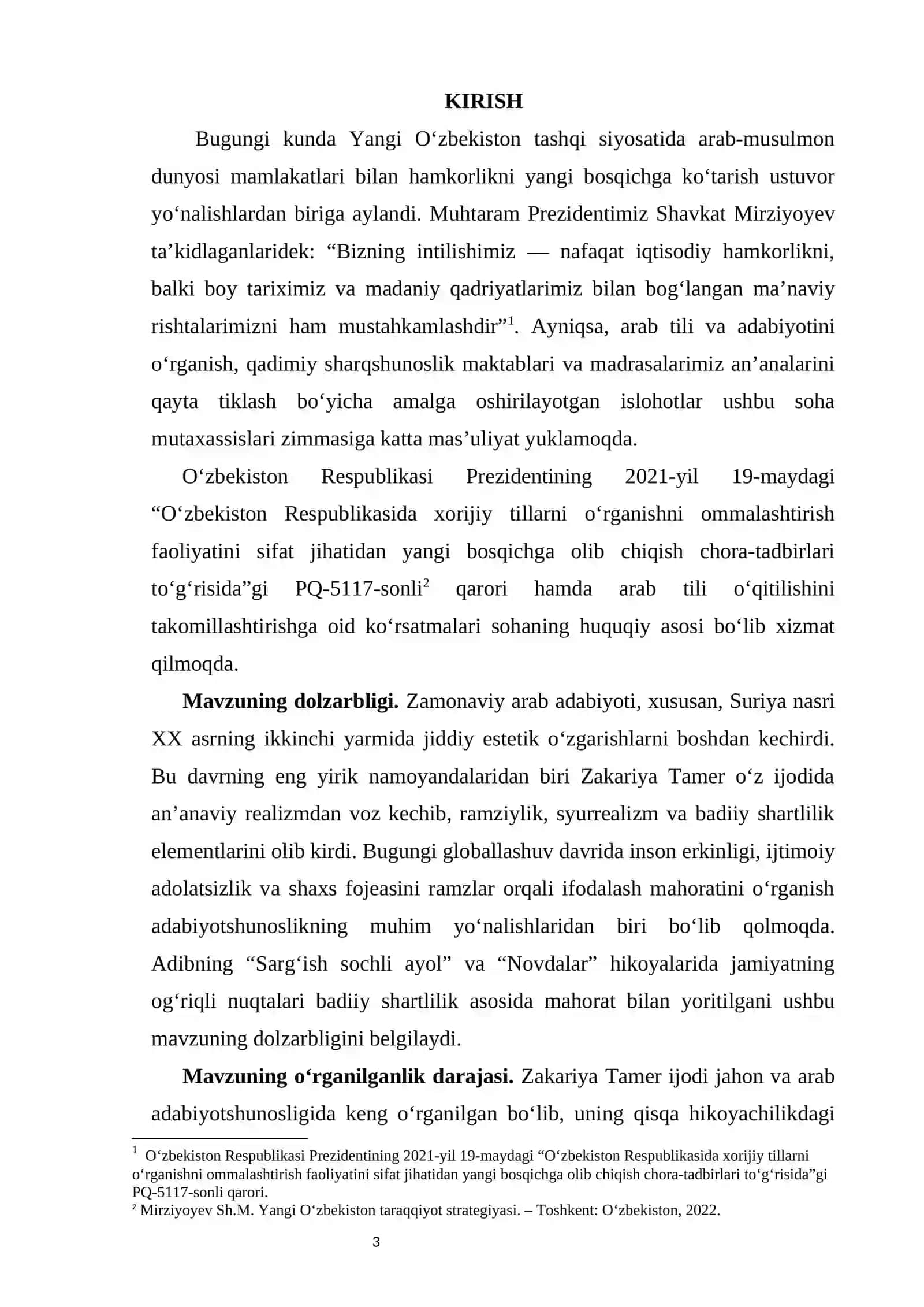 ZAKARIYA TAMER HIKOYALARIDA RAMZIYLIK VA BADIIY SHARTLILIK (“SARG‘ISH SOCHLI AYOL” VA “NOVDALAR” HIKOYALARI MISOLIDA 4