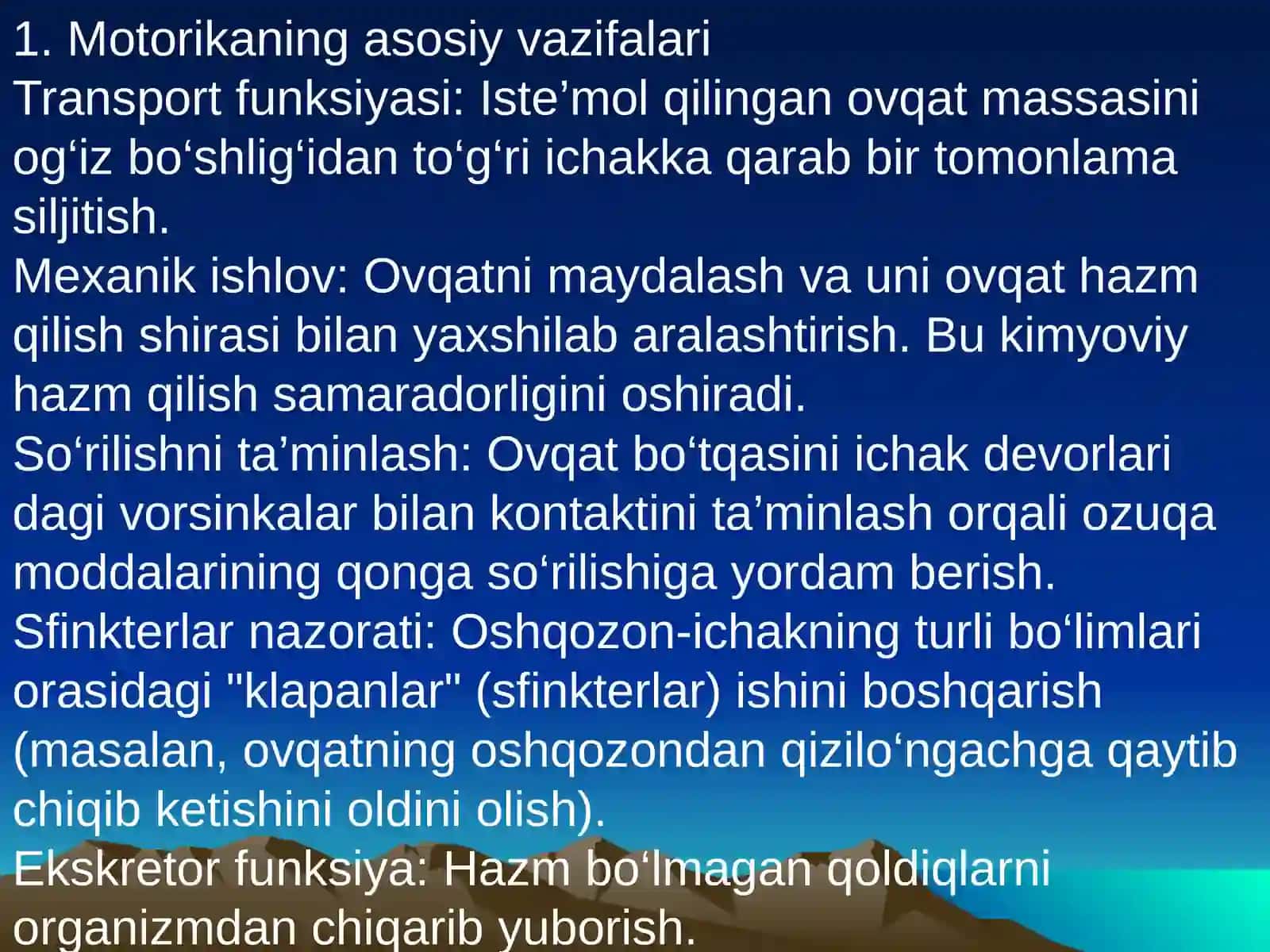 Oshqozon ichak yo‘lining harakat faoliyatini tekshirish usullari 4