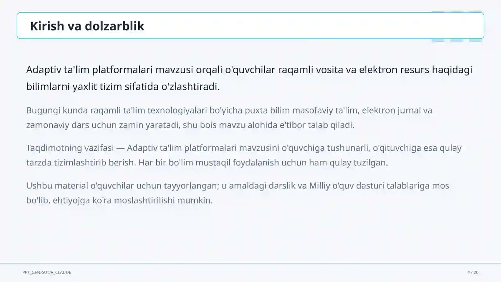 Adaptiv ta'lim platformalari 4