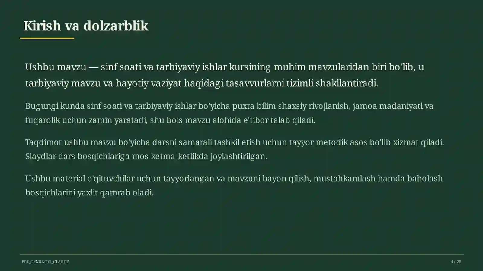 Sinf jamoasini shakllantirish: birgalikda kuchlimiz 4