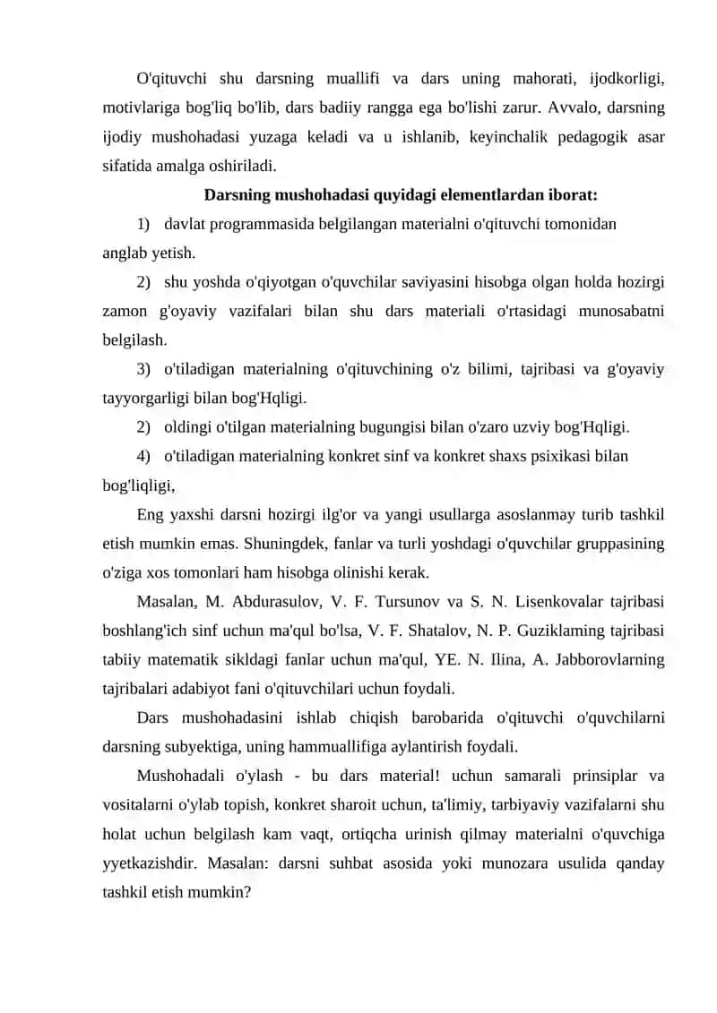 Darsning o'rni 4