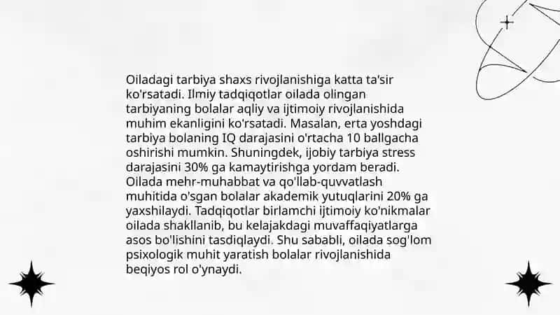 Tarbiyaning shaxs shakllanishidagi asosiy roli 4