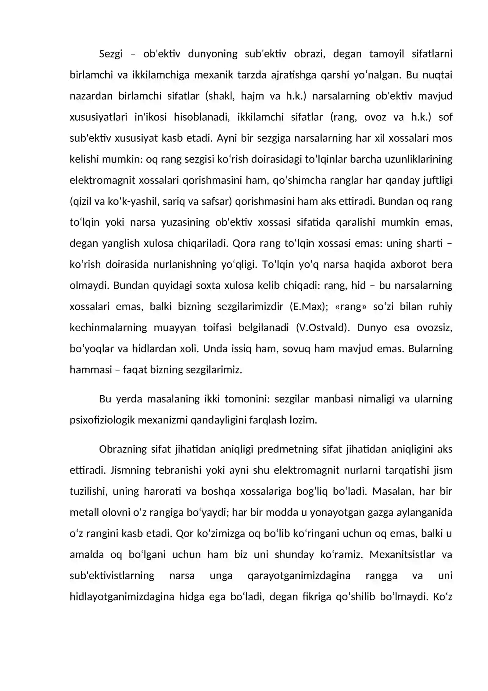 Hissiy, empirik, nazariy, mantiqiy va intuitiv bilish darajalari 4