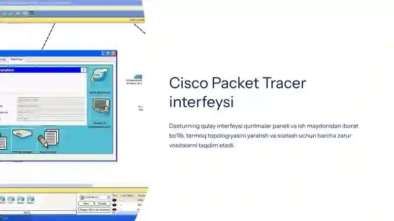 Cisco Packet Tracer'da LAN+WAN asosidagi korporativ tarmoqni qurish 4