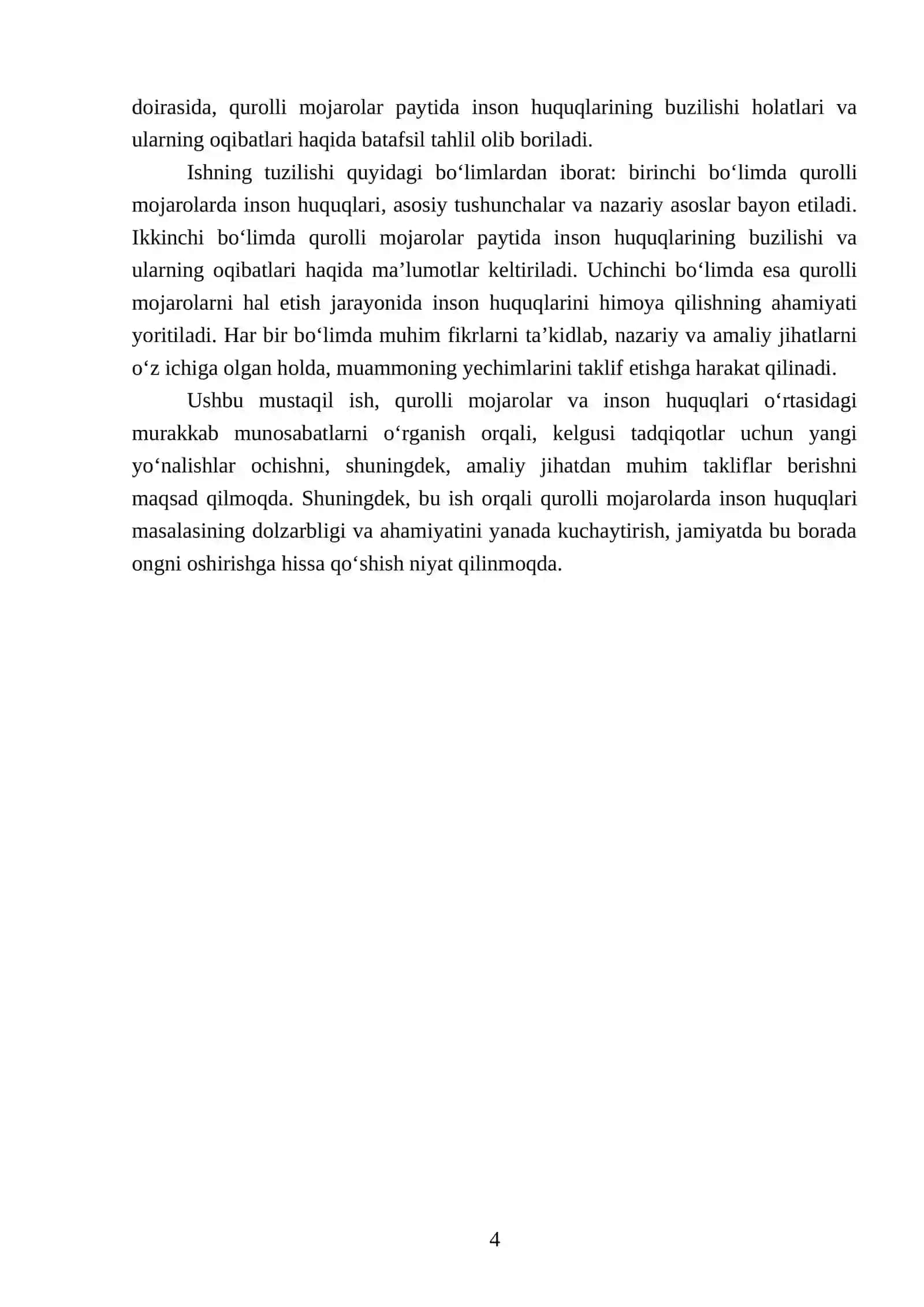 Қurolli mojarolarda inson huquqlari 4