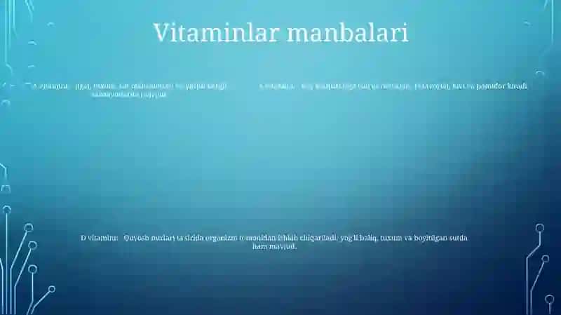 Vitaminlar 4