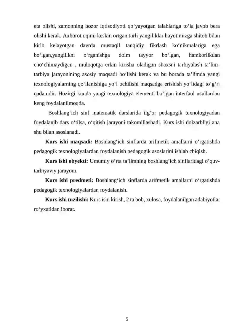 ARIFMETIK AMALLARNI O‘RGATISHDA TALIMIY O‘YINLARNING AHAMIYATI 4
