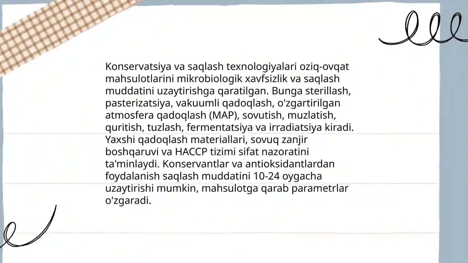 Oziq-ovqat xavfsizligi va sanitariya-gigiyena 4