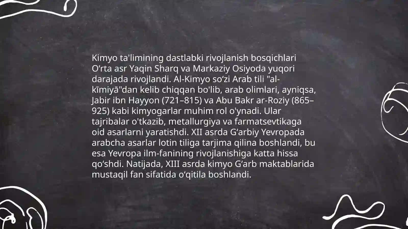 Kimyo oʻqitish metodikasining nazariy asoslari fanining rivojlanish tarixi 4