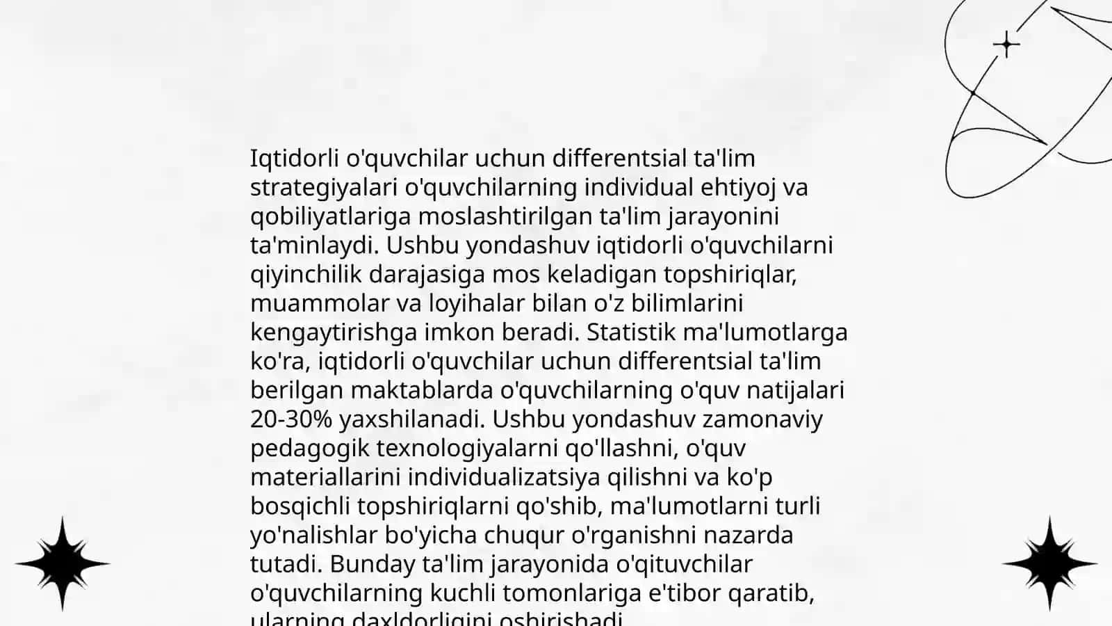 Boshlang'ich sinfda matematikadan iqtidorli o'quvchilar bilan ishlash(3-sinf misolida) 4
