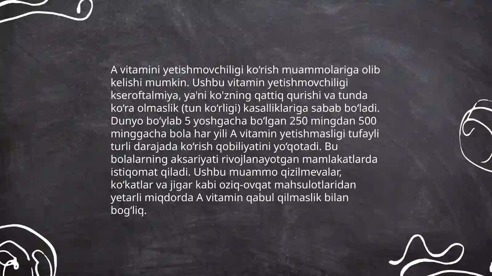Vitaminlar yetishmovchiligida kelib chiqadigan kasalliklar 4
