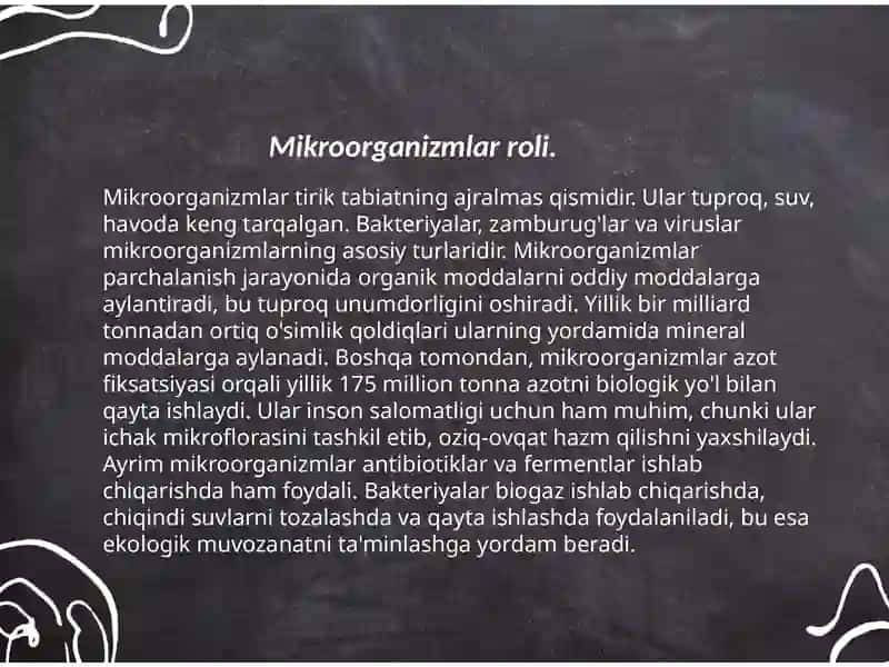 Oqava suvlarini tozalash biotexnologiyasi 4