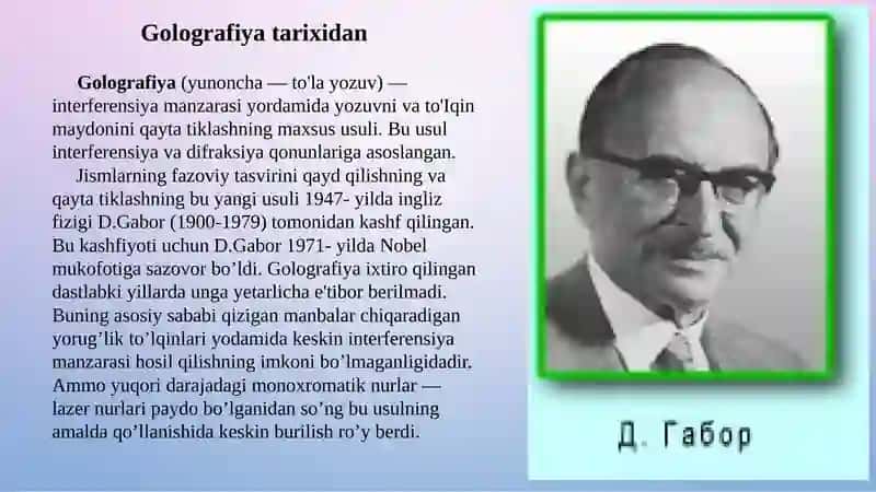 Golografiyavauningishlatilishi 4