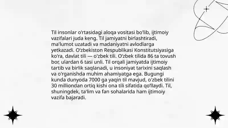 Til tizimi va strukturasi 4