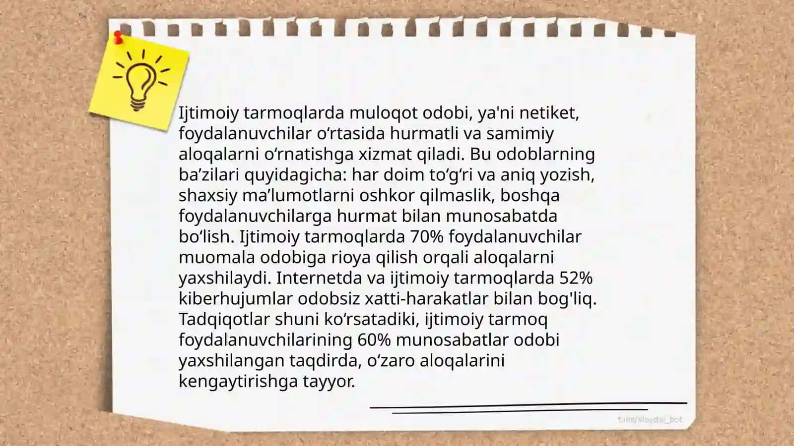 Internetda axloq qoidalari 4