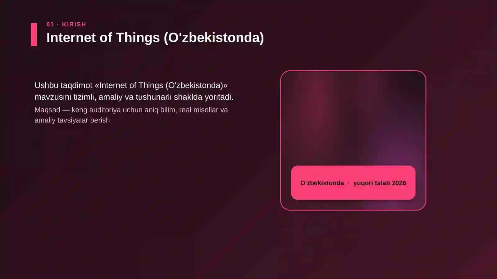 Internet of Things (O'zbekistonda) 4