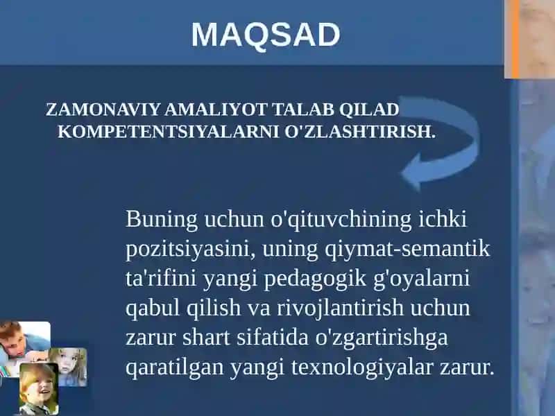 Maktabgacha ta’lim tashkiloti tarbiyachisi shaxsiga qo’yiladigan asosiy talablar 4