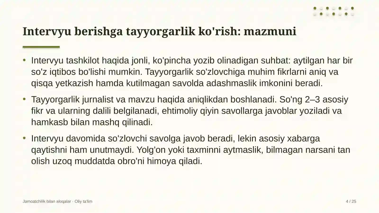 matbaa korxonalarida intervyu berishga tayyorgarlik ko'rish 9890 4
