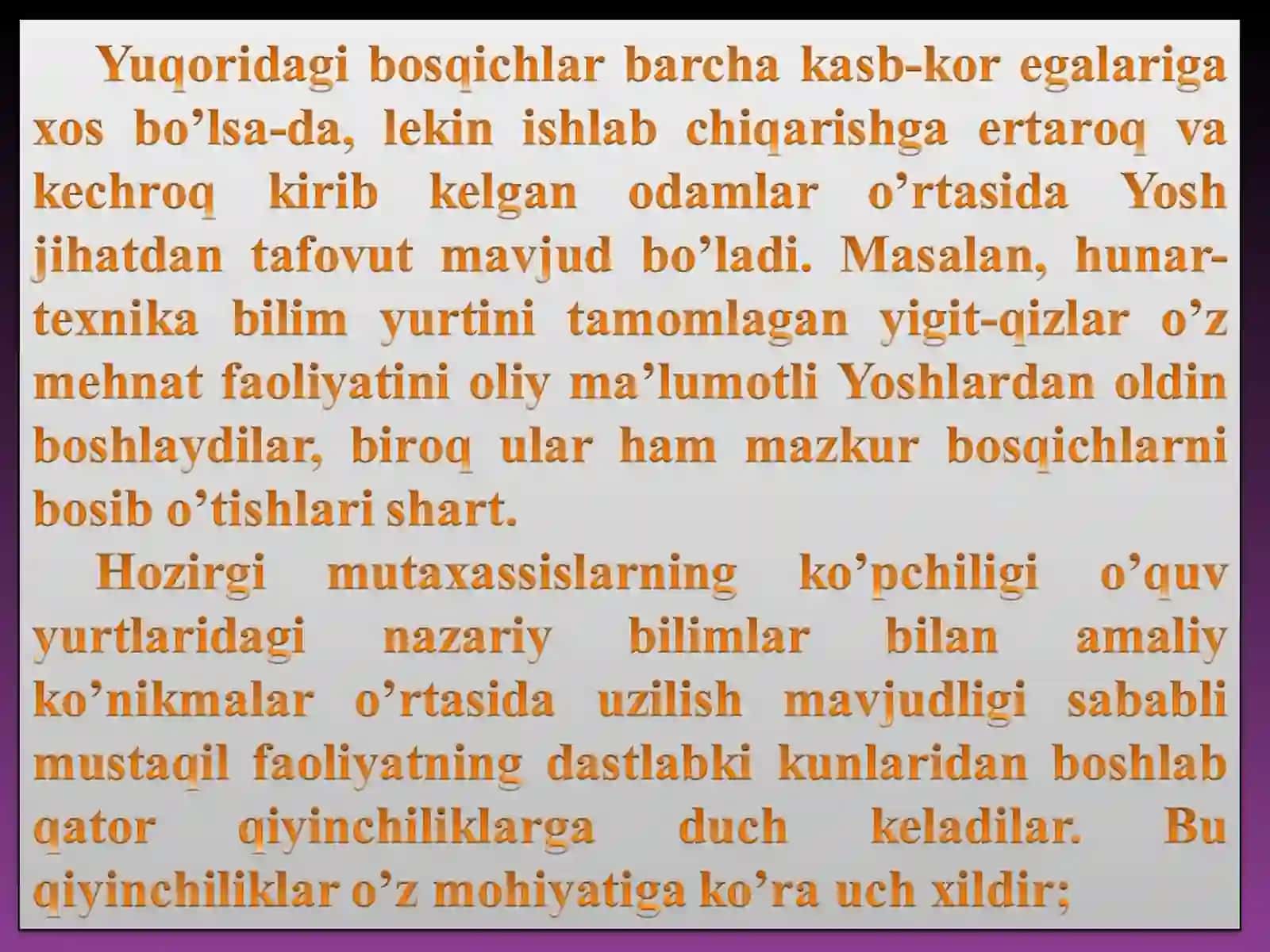 YOSHLIK DAVRIPSIXOLOGIK XUSUSIATLARI 4